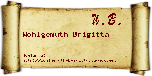 Wohlgemuth Brigitta névjegykártya